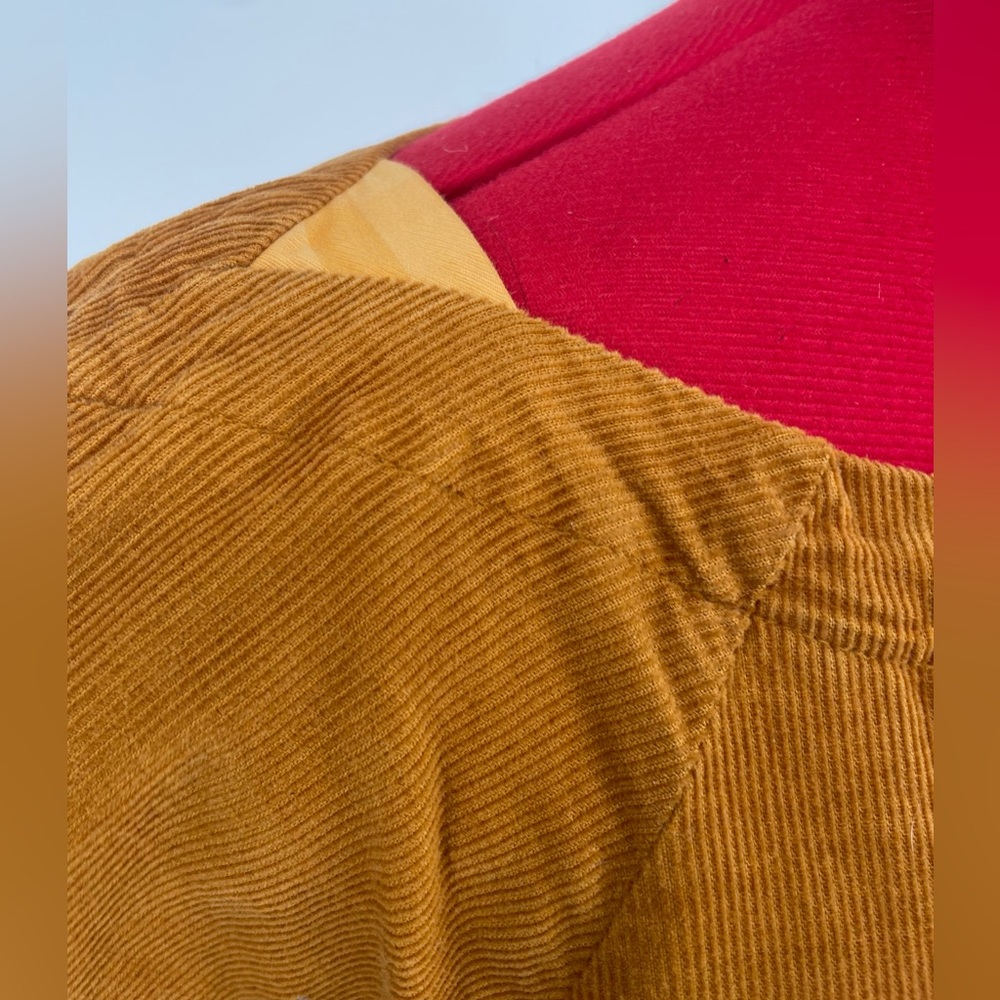 Anthropologie Mustard Corduroy Peasant Blouse - Picture 7 of 11